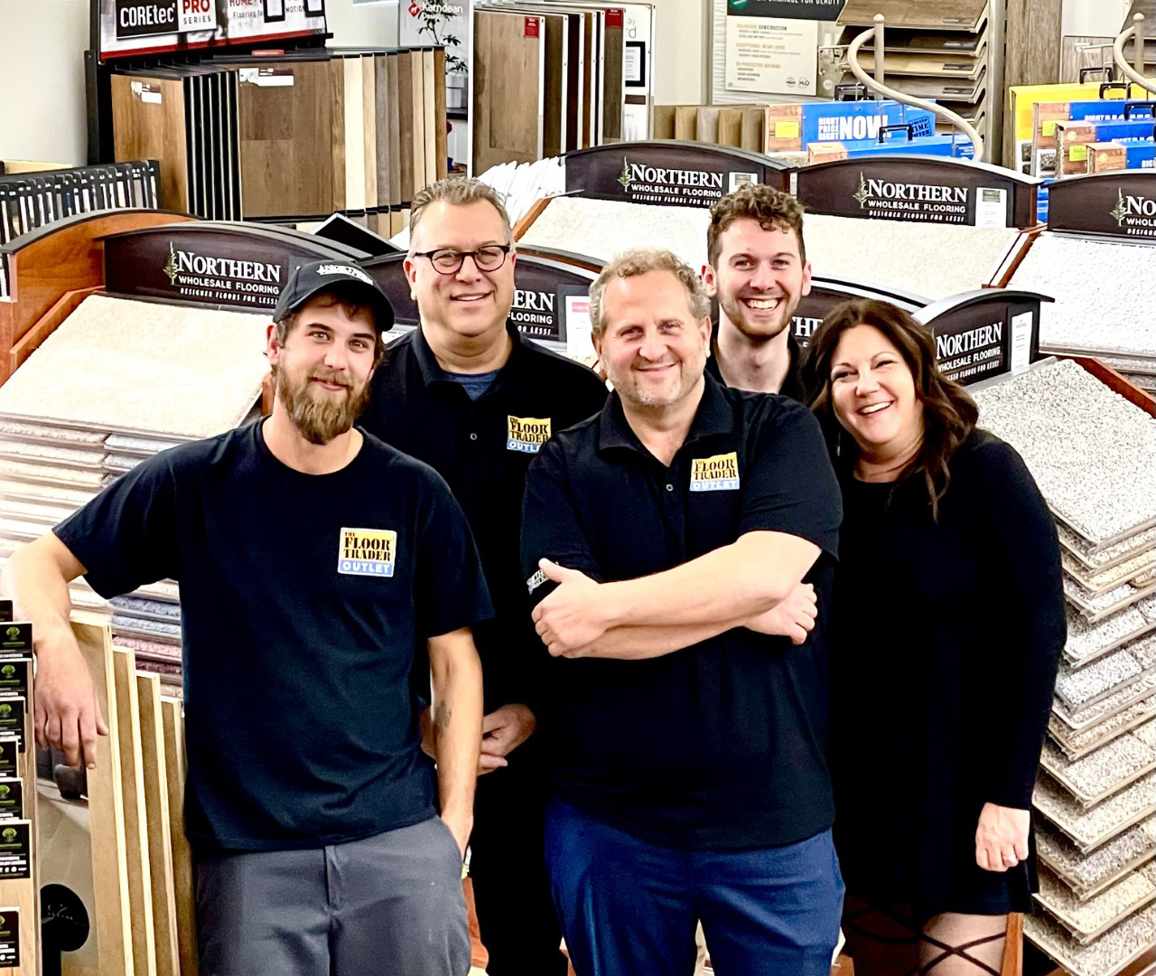 Northern Wholesale Flooring team in Lake Orion, MI